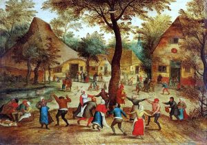 Pieter Brueghel Ronde Danse arbre engagement
