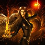 femme élément feu