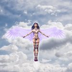 femme air légèreté