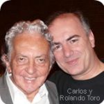 Carlos Garcia avec Rolando Toro