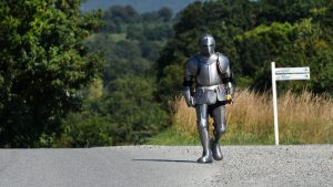 chevalier armure rouillée