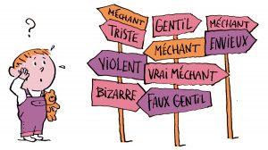 Ambivalence chez l'enfant gentil méchant